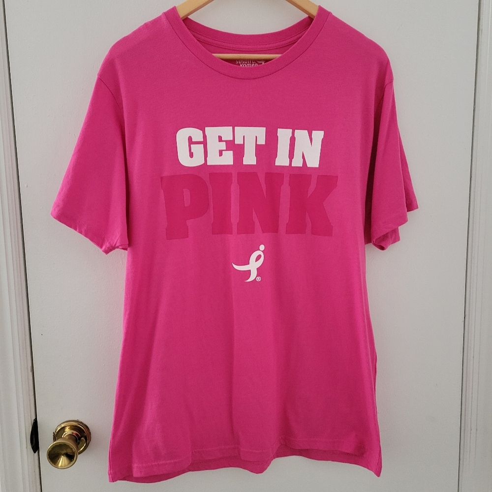 Pink Graphic Get in Pink Breast Cancer Awareness  T-Shirt